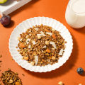 Mei porridge diners hazelnut cocoa nut baked oatmeal granola nut chocolate morning meal replacement wholesale. 