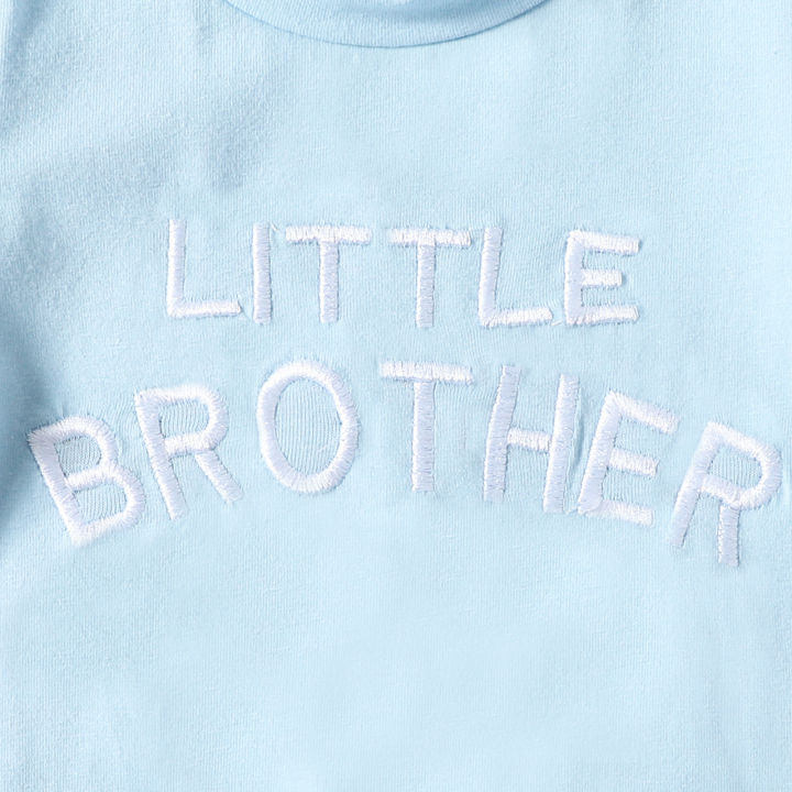 GC%20Baby%20Boys%20Romper%20Infant%20Short%20Sleeve%20Round%20Neck%20Romper%20Little%20Brother%20Newborn%20Summer%20Jumpsuit%20Outfit%20-%20Image%203