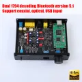 Rod Rain Audio Dual HIFI Sound Decoder Bluetooth 5.1 Headphone Amplifiers PCM1794 DAC QCC5125 Amanero USB Card LDAC DSD512 600. 