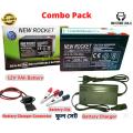 12v 9Ah Battery With Charger / New Rocket Battery 12v 9Ah Battery/ Made in Vietnam- Combo Pack. 