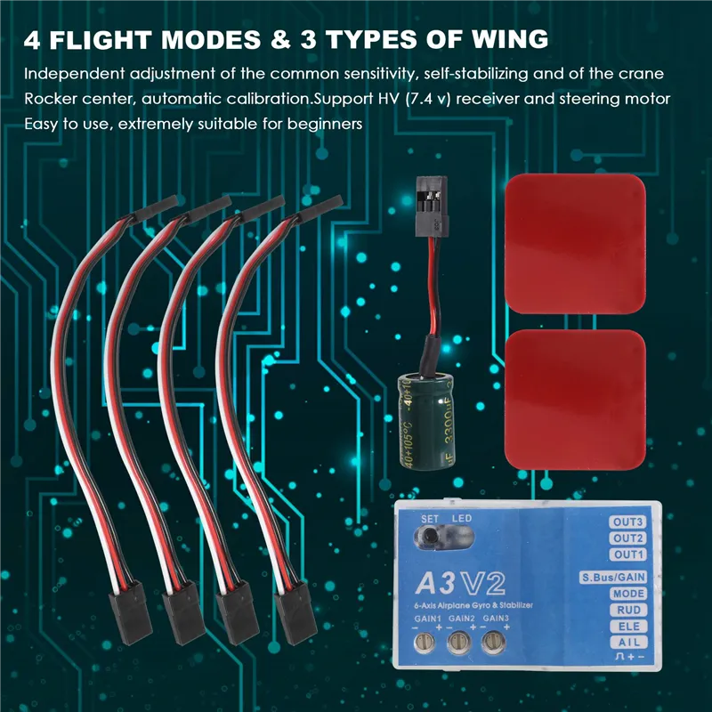 A3 V2 flight controller stabilizer flight modes gift accessory