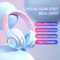 Wireless Headphones Bluetooth 5.3 Earphones Foldable Gaming Headset Sport Headphone with Mic Music Earbuds 400mAh. 