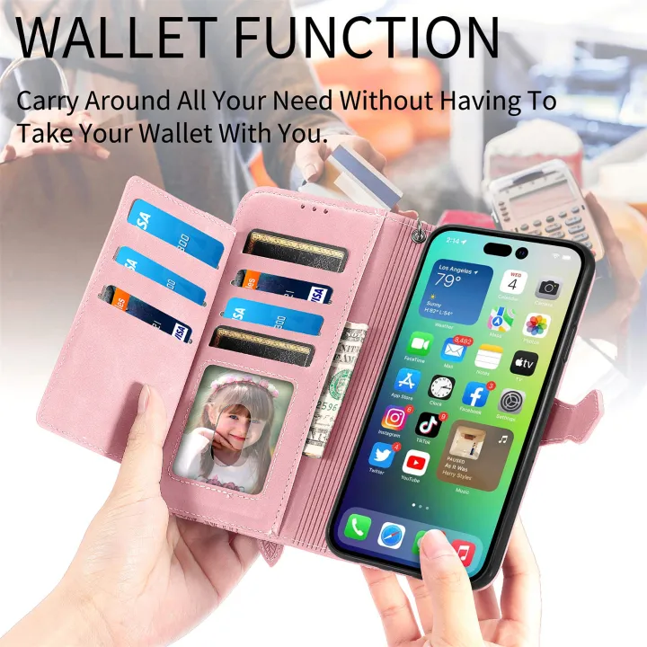 Zipper%20Leather%20Flip%20Wallet%20Case%20For%20OPPO%20Realme%2010%209%20Pro%20Plus%209i%208i%208%207%206%20C12%20C15%20C25%20C25S%20C21Y%20C25Y%20C31%20C35%20Phone%20Cover%20Bags%20-%20Image%204