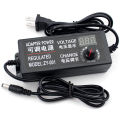 DC 3V-24V 5A Adjustable AC To DC Power Adapter DC Voltage Regulated Adapter Universal Adjustable Power Supply with Display Screen. 