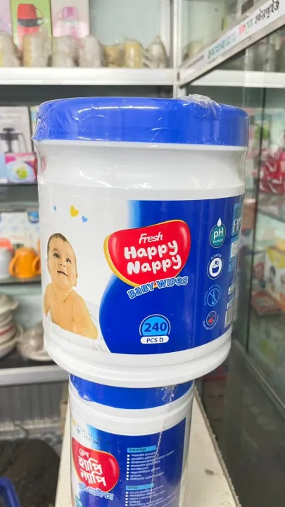 Fresh%20Happy%20Nappy%20Baby%20Wipes%20(240)%20Pcs%20combo%20Pack,%20Wet%20Tissue%20For%20Baby%20-%20Image%203