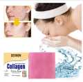DEVNEN COLLAGEN PLUS soap vitamin C and E Brightening vitamin C and E Brightening Natural Double Whitening, Skin Firming Natural Collagen Facial Soap. 