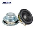 AIYIMA 2Pcs 40MM Mini Audio Portable Speakers 16 Core 4 Ohm 5W Full Range Speaker Rubber Side NdFeB Magnetic Speaker.