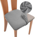 1/2/4/6 Pcs Jacquard Chair Cover For Dining Room Chair Seat Cover Spandex Cushion Stool Removable Chair Covers For Wedding Home. 