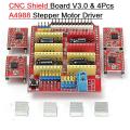CNC Shield Board V3.0 &  4Pcs A4988 Stepper Motor Driver. 