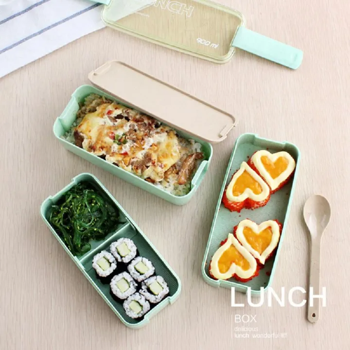 Lunch%20Bag,Re-usable%20Airtight%20Food%20Storage%20Containers,%20Dishwasher%20Safe,900%20ML%20Bento%20Lunch%20Box%20Set%20With%20Bento%20-%20Image%204
