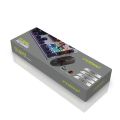 FVQ609 RGB Color True Mechanical Keyboard Gaming Rainbow Glowing 104 Keys Laptop Computer Notebook USB Wired Keyboard-Mouse Set.
