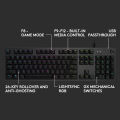 Logitech G512 CARBON RGB Mechanical Gaming Keyboard, GX Blue, USB Passthrough. 