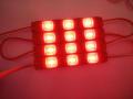 DC 12V Red 3 LED Module Waterproof High Glow Light Strip 5630, 5730 Decorative Light (RED)5pis. 