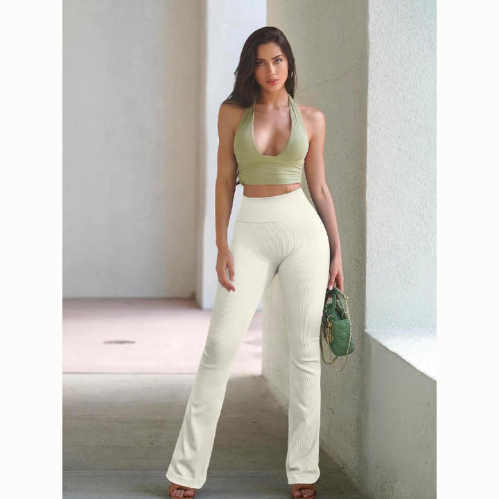 Solid%20Color%20Yoga%20Pants%20Moisture-wicking%20Polyester%20High%20Waist%20Sweat%20Pants%20Fitness%20Pants%20for%20Gym%20Athleisure%20Women's%20Fashion%20Workout%20Apparel%20Streetwear%20-%20Image%205