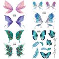 Neck Glitter Butterfly Thigh Face Wings Tattoo Temporary Tattoos Flowers Tattoo Stickers Butterfly Tattoo Stickers.