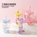 Mingchuang Sanrio Colorful Portable Cup Cinnamoroll Babycinnamoroll Water Cup Clow M Cartoon Cute Straw Cup.