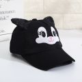 Summer Children's Caps New Cute Cartoon Cat Ear Girls Hats Adjustable Baseball Cap For Kids Children Girl Sun Hat 2-8 Years. 