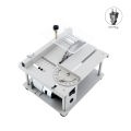 KOGEEK 150W Multi-Functional Table Saw Mini Desktop Saw Cutter Electric Cutting Machine with Saw Blade Adjustable-Speed Angle Adjustment 40MM Cutting Depth for Wood Plastic Acrylic Cutting.