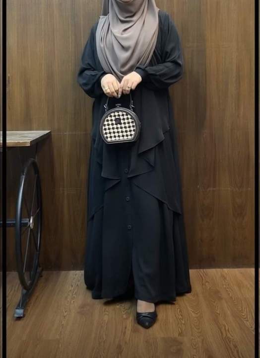 abaya%20borka%20Projapoti%20Three%20Dubai%20Cherry%20stylish%20party%20borka%20(No%20hijab%20Only%20Borka)%20fashion%20collection%20Fashionable%20khimar%20Lycra%20borka%20for%20Women%20-%20Image%204