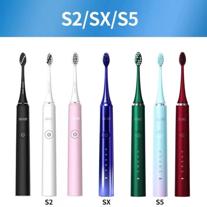 SEAGO%20Electric%20Toothbrush%20Head%20Replacement%20Brush%20Sonic%204PCS%20Compatible%20For%20SG986/SG987/S2/SX/S5%20Gum%20Health%20Whitening%20Brush%20Heads%20-%20Image%205