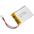 3.7V 1000mAh Rechargeable Li-ion Power Battery. 
