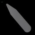 200pcs Plastic Collar Stays Shirts Inserts For Mens Business Dress 5cm Clear.