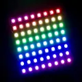 WS2812 Rainbow LED 5050 RGB 8x8 4Bit 16Bit 25Bit 64Bit Rainbow LED Precise Lamp Panel Module 5V LED Ring Lamp - 318071056.