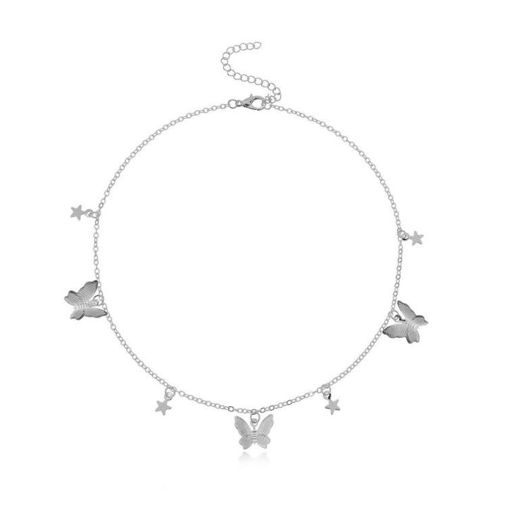 European%20and%20American%20cross-border%20jewelry%20Personalized%20fashion%20butterfly%20pendant%20star%20necklace%20Women's%20versatile%20five-pointed%20star%20handmade%20necklace%20-%20Image%206