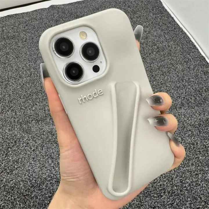 Minimalist%20Solid%20Color%20Rhode%20Soft%20Silicone%20Case%20For%20iPhone%2015%2014%20PIus%2011%2013%2012%20Pro%20Max%20Can%20Be%20Installed%20With%20Lipstick%20Back%20Cover%20-%20Image%206