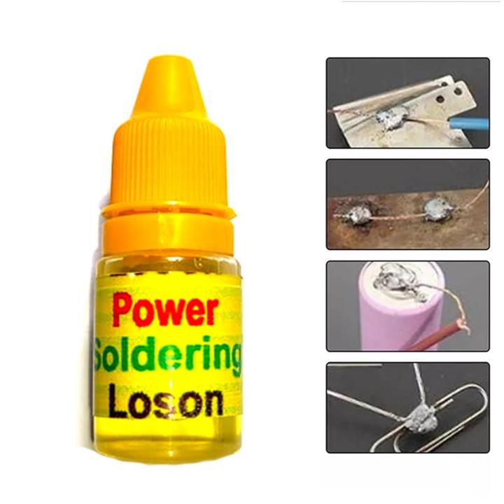 Powerful Rosin Soldering Agent NoClean Flux White Stainless Steel Plate 18650 Battery Welding