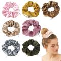 Silk Scrunchie Hair Band for girls 2-Pieces. 