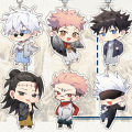 Anime Jujutsu Kaisen Keychain Gojo Satoru Fushiguro Megumi Kawaii Keychains Pendant Anime Peripheral Gift. 
