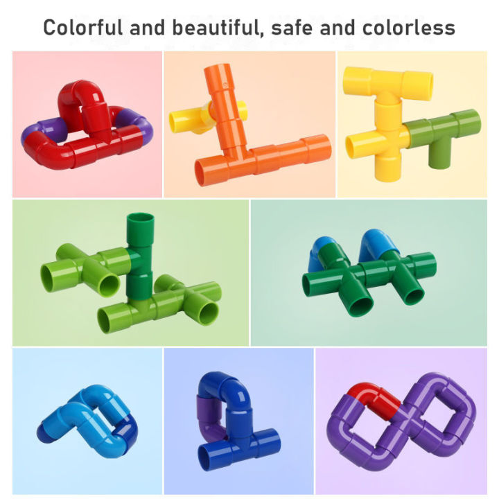 21-144%20PCS%20Pipe%20Building%20Block%20Run%20Race%20Bricks%203D%20Children%20Diy%20Assemble%20and%20Insert%20Toys%20with%20Blocks%20Educational%20Toy%20for%20Children%20-%20Image%205