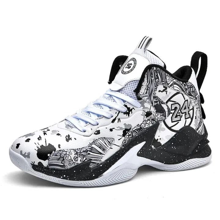 Basketball%20Shoes%20for%20Men%20Cushioning%20Basketball%20Sneakers%20Men's%20High-top%20Outdoor%20Sports%20Sneakers%20Breathable%20Athletic%20Shoes%20-%20Image%202