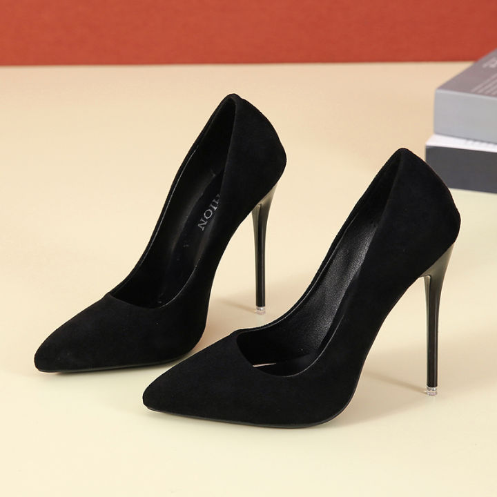 Big%20Size%2035-45%20women's%20shoes%202021%20concise%20flock%20high%20heels%20women%20pumps%20pointed%20toe%20classic%20red%20gray%20ladies%20wedding%20shoes%20office%20-%20Image%202