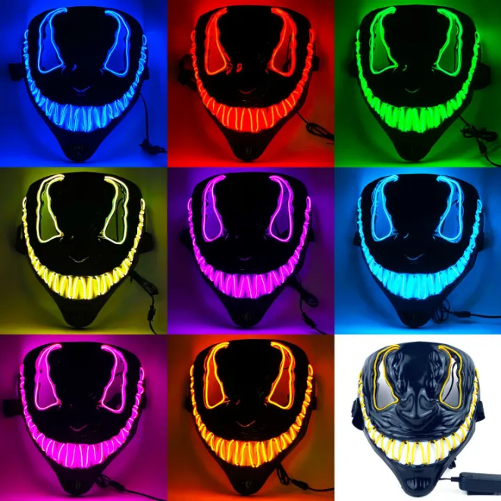 Halloween%20Neon%20Venom%202%20Glowing%20Mask%20European%20and%20American%20Movies%20Horror%20Funny%20Full%20Face%20LED%20Mask%20Color%20Cosplay%20Costume%20Supplies%20-%20Image%206