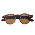 SE Classic Steampunk Goth Glasses Goggles Round Flip Up Sunglasses Eyeglass.