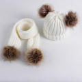 Women Winter Scarf Lady Shawls   Pompom Scarves Thick Warm Headband Blanket Female Hat Scarf. 