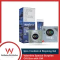 Valentine Special Box | Manforce Stay long Gel 8g & EXS Snug Tight Fitting Small Size Condoms 3pcs Condom. 