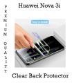 Huawei Nova 3i Hydrogel Back Poly - Transparent. 