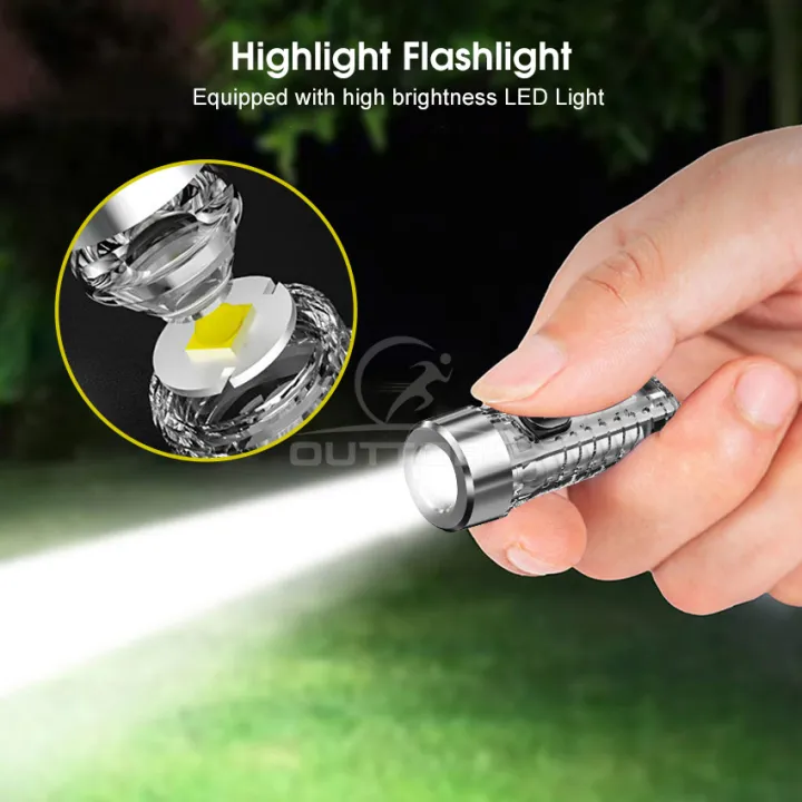 Outtobe%20Keychain%20Light%20Ultra%20Small%20Mini%20Multi-function%20light%20Portable%20Waterproof%20light%20USB%20Charging%20Ultra%20Light%20Strong%20Light%20Outdoor%20Warning%20Light%20Em%20erg%20ency%20Lamp%207%20Mode%20-%20Image%204