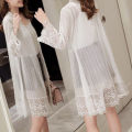 【Value Bundle】 Crochet Cardigan Sheer Hot Summer Cardigan Kimono Shawl. 