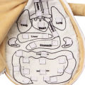 GC Human Body Model Organ Anatomy Plush Toy Learning Organ Teaching Tool Plush Doll Gifts For Preschool Boys Girls.