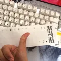 【happy one】SIANCS Keyboard Keycap Stickers Computer Mechanical Notebook Desktop s Transparent Cover. 