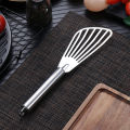 1PC Stainless Steel Slotted Fish Turner Spatula Flexible Kitchen Cooking Tools.