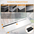1 Pcs Acrylic Keyboard Riser Tilt for Desktop Ergonomic Keyboard Holder for Office Home School. 