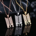 BTS Premium Necklace Golden Chain Jewelry Accessory. 