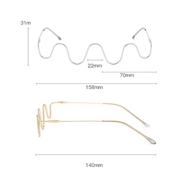Glasses%20Frame%20No%20Lens%20Frame%20Crystal%20Wire%20Decorative%20Eyewear%20Eyeglasses%20Wave%20Shape%20for%20Rimless%20Music%20Festival%20Costumes%20,%20-%20Image%209