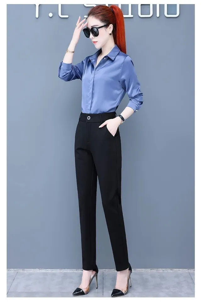 Women's Stretch Suit Spring, Autumn and Winter New Skinny Trousers