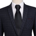 Men Party Tie Smooth Surface Striped Arrowhead Type Wedding Tie. 